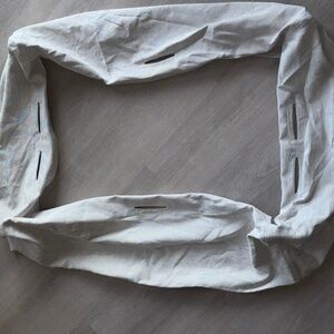 LoveSac | Sactional Storage Base Cover | Sky Grey Corded Velvet